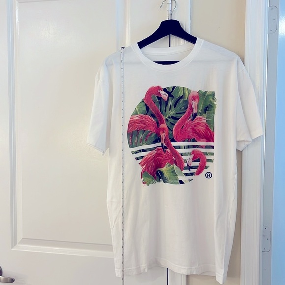 🔺 Mens Limited Edition Flamingo Tee by The Midnight Society , Size: L - Picture 8 of 11